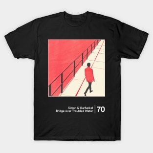 Bridge Over Troubled Water - Minimalist Artwork Design T-Shirt